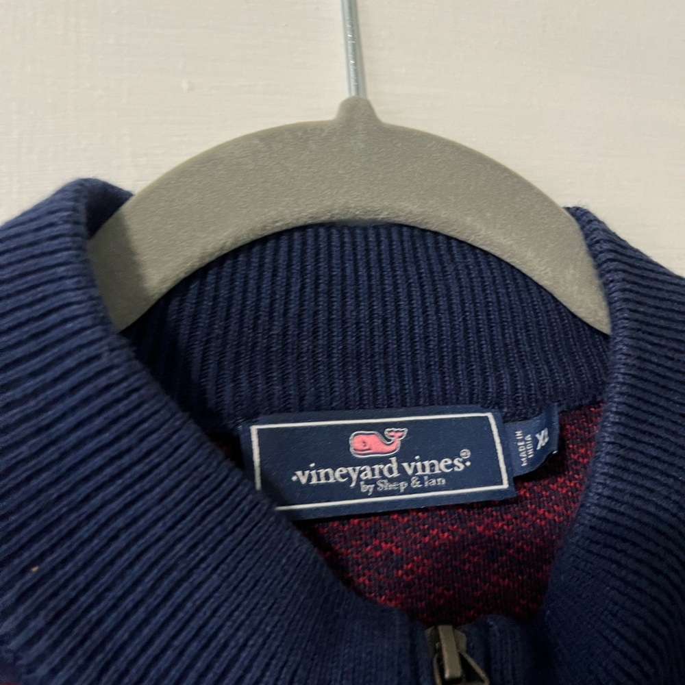 Vineyard Vines Half-Zip Patterned Sweater - image 3